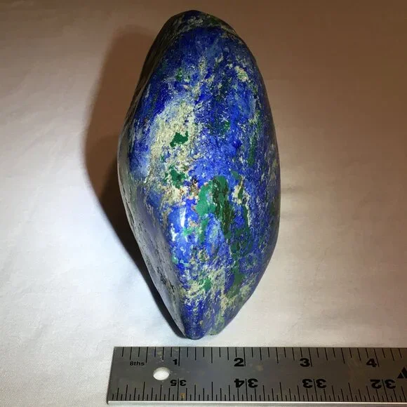 2.5 lbs Azurite polished nodule with Malachite
